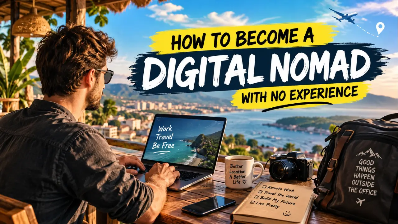 how to become a digital nomad with no money